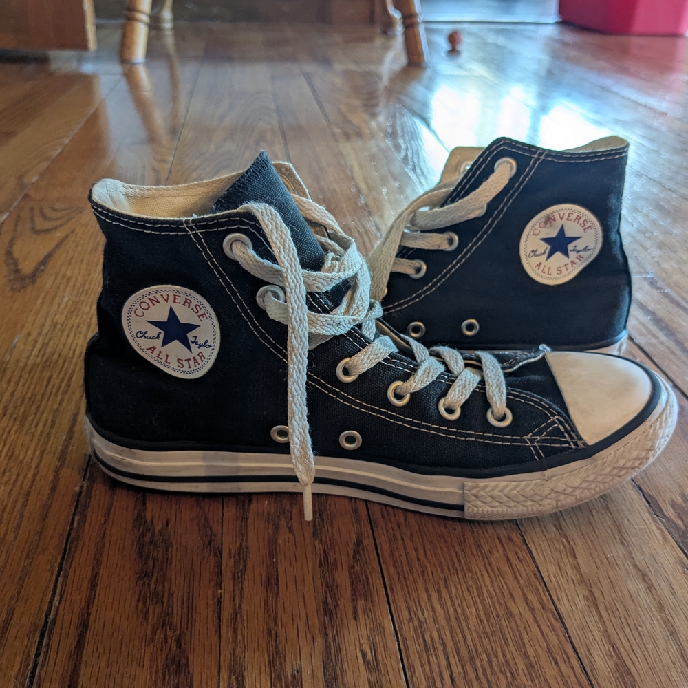 Converse Kids High-Top Sneakers - Black
